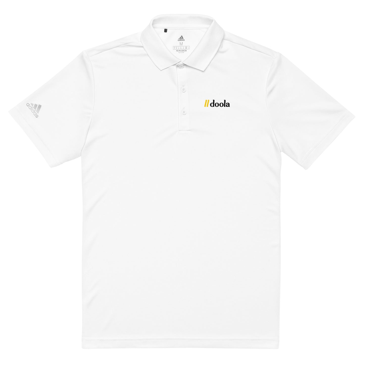 doola Premium adidas Polo - White