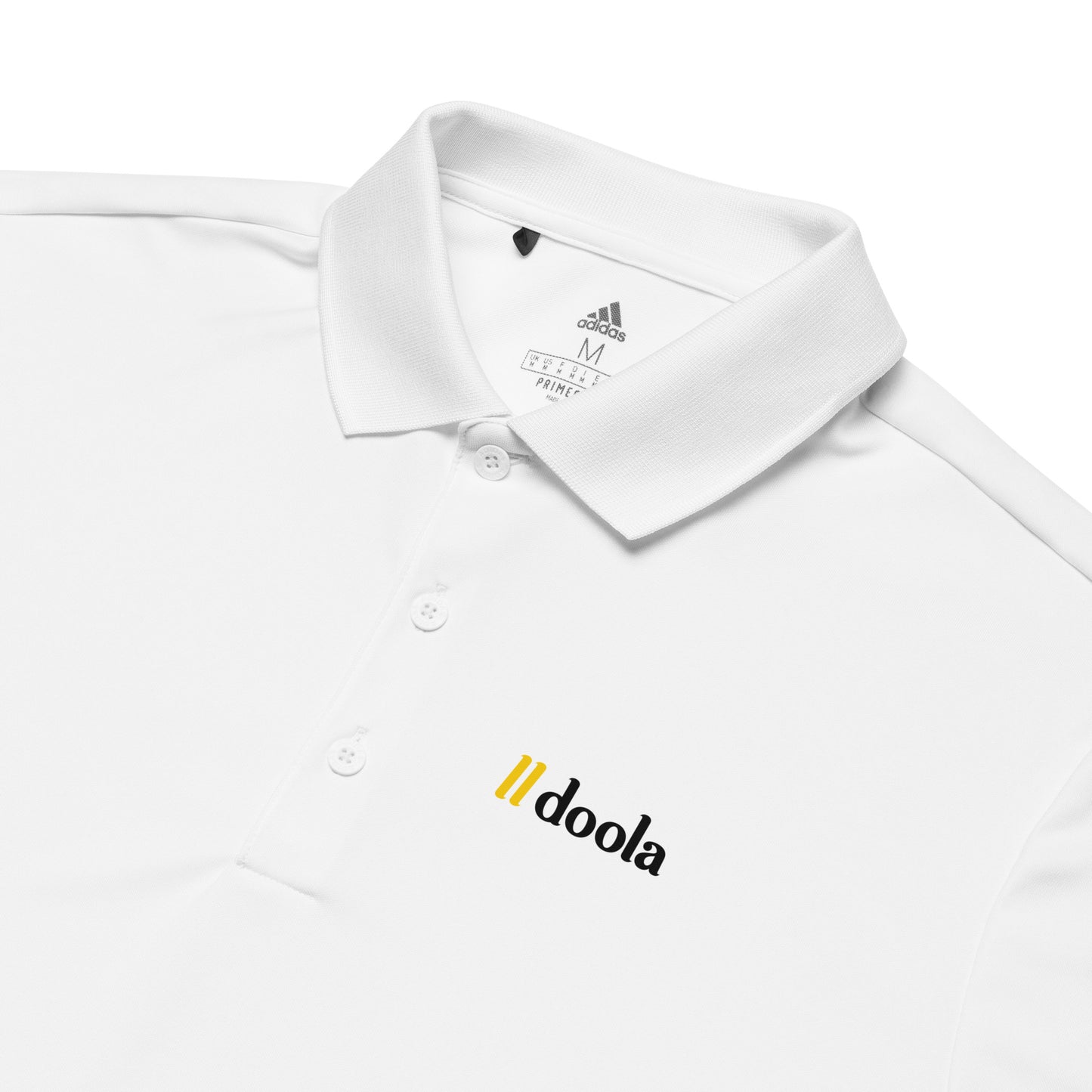 doola Premium adidas Polo - White