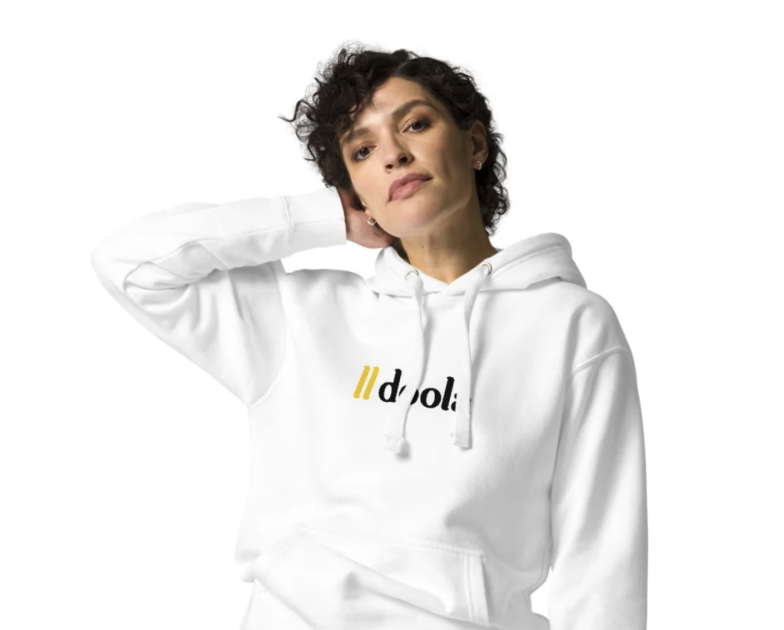 doola Premium Hoodie - White