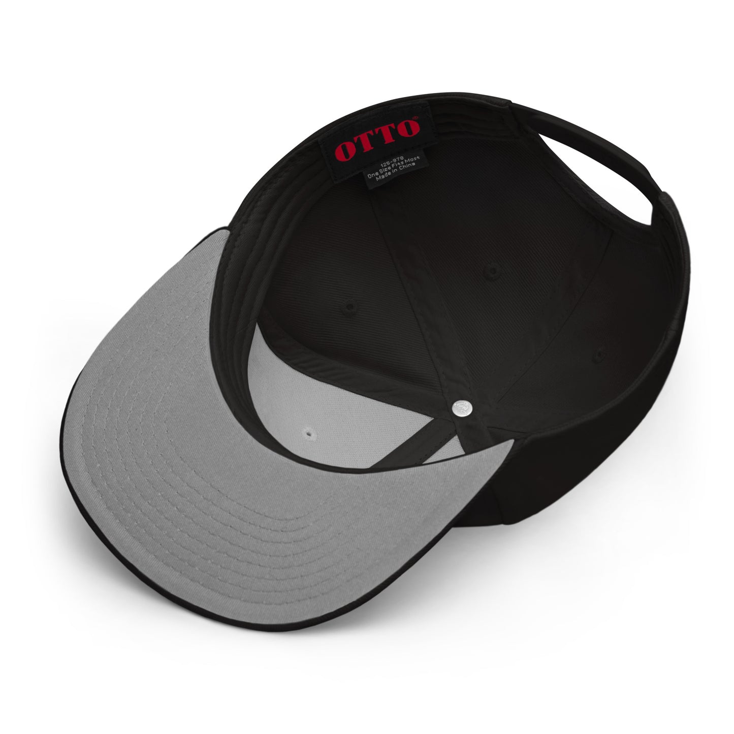 doola Embroidered Snapback - Black