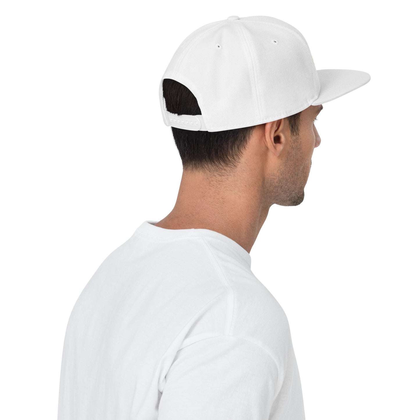 doola Embroidered Snapback - White