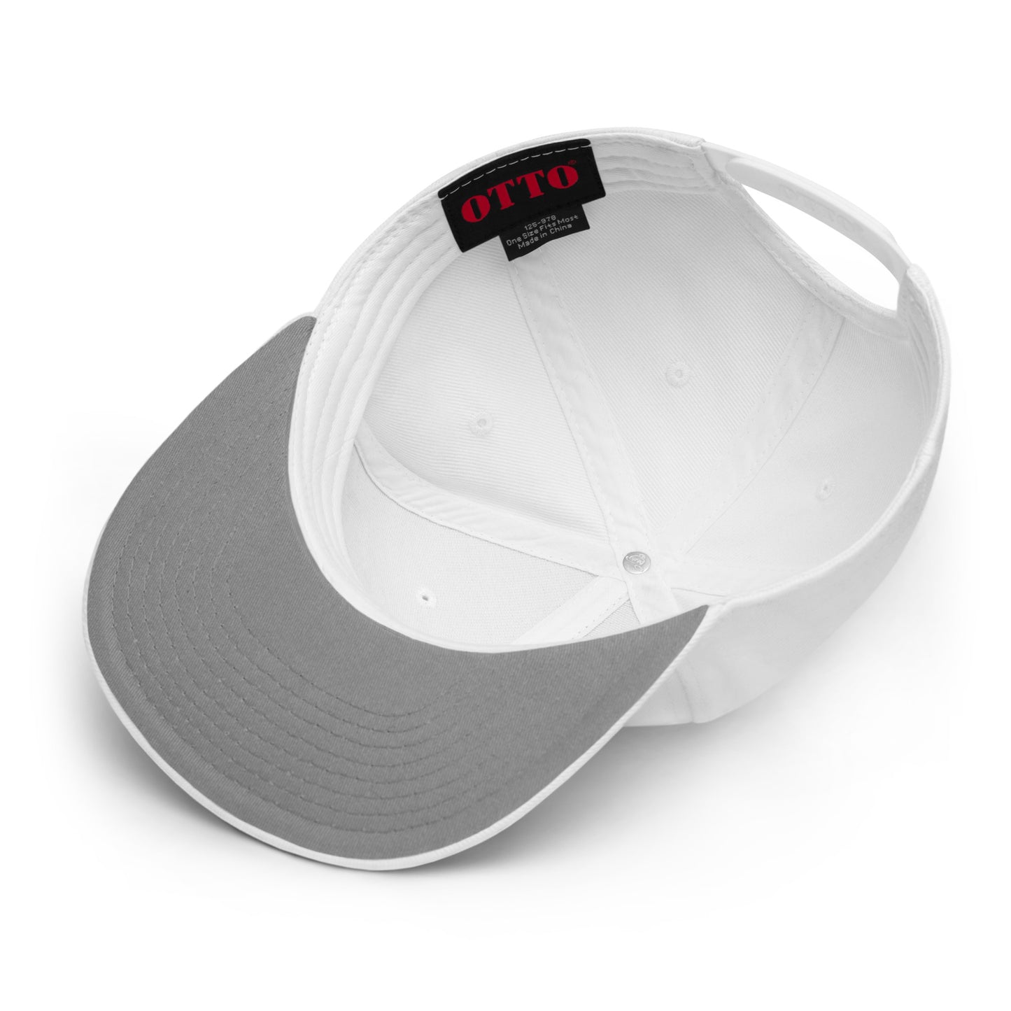 doola Embroidered Snapback - White